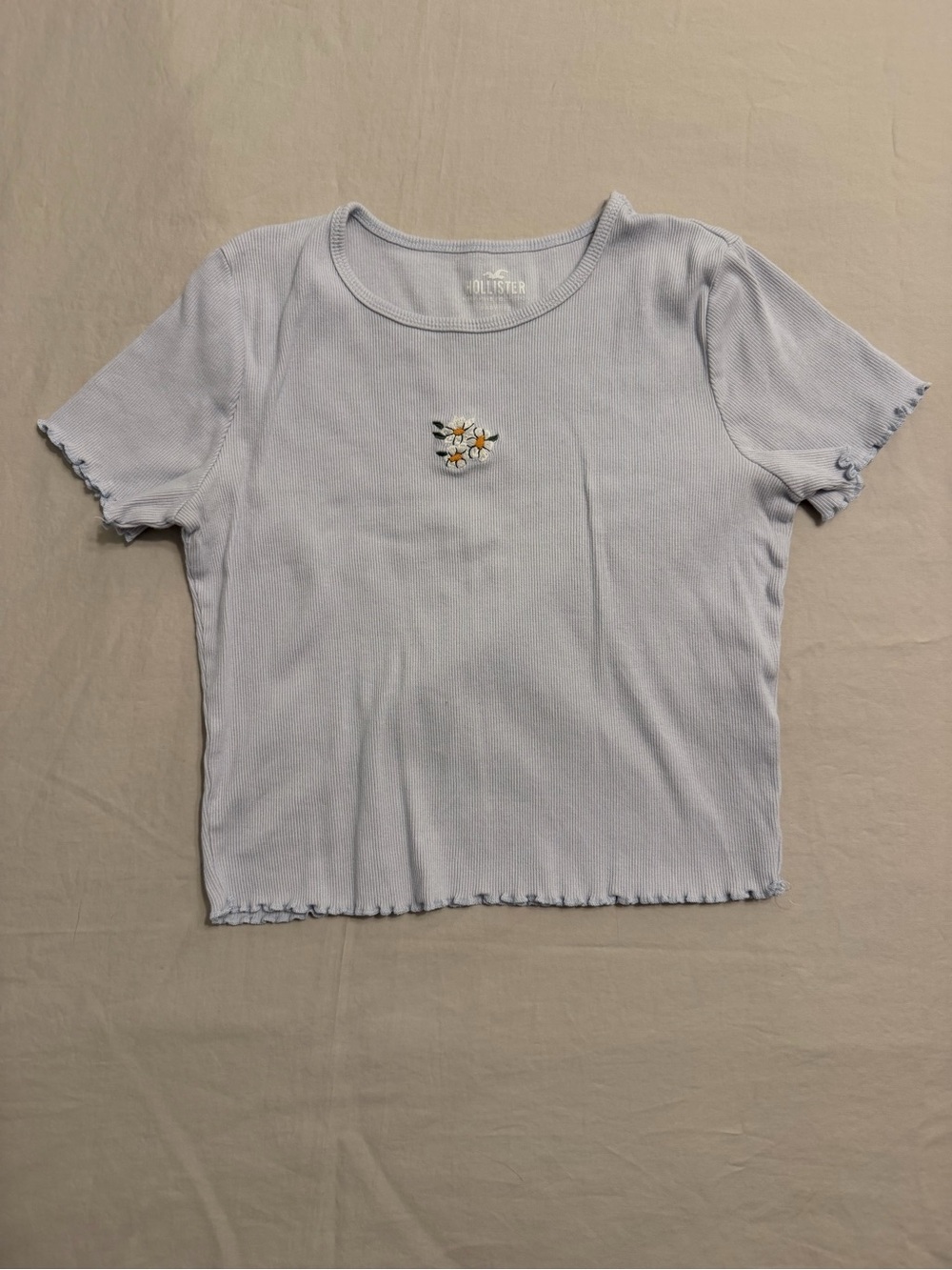 Hollister Baby Tee S Light Blue